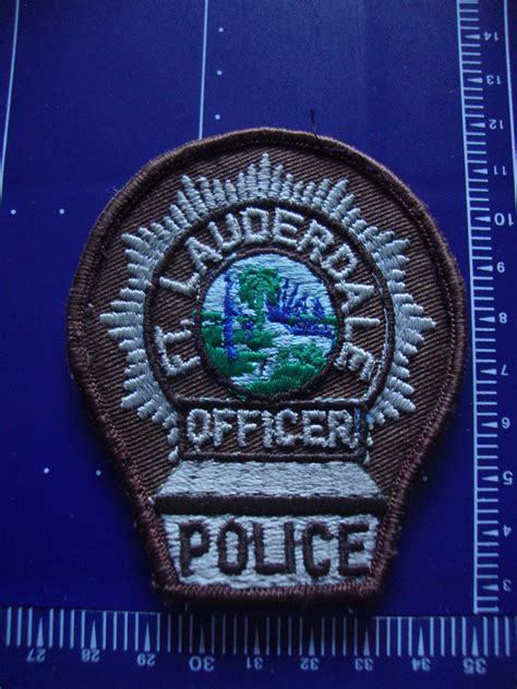 FLORIDA FORT LAUDERDALE POLICE OFFICER PATCH POLICEBADGE.EU