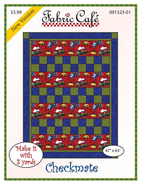 Checkmate Pattern Patterns – Quilting Books Patterns and Notions