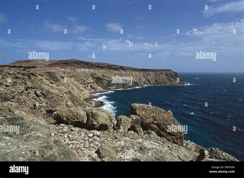 Savage Islands (aka Selvagens Islands), near Madeira. Selvagem Grande island Stock Photo - Alamy