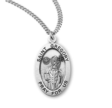 Saint Gregory Patron Saint Necklace