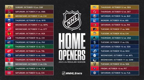 NHL and Vegas Golden Knights release 2023-2024 schedule