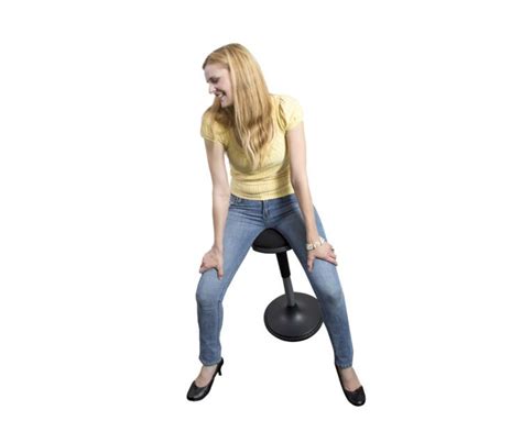 Wobble Stool: A Wobbling Ergonomic Office Stool To Sit or Lean