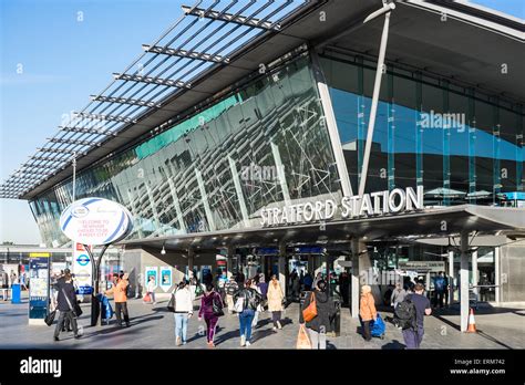 Stratford Railway Station main entrance, London, England, U.K Stock Photo - Alamy