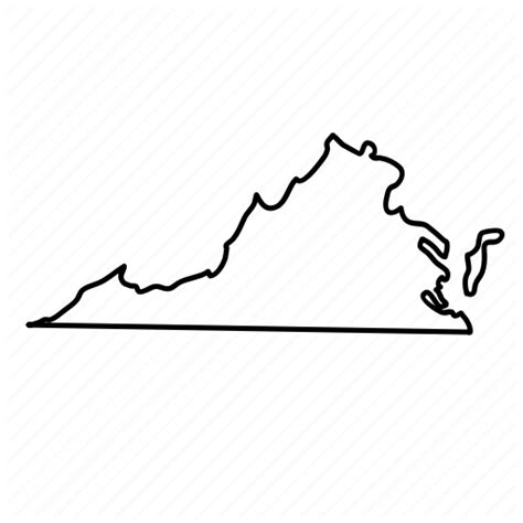 Virginia State Outline Svg