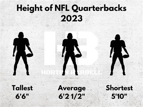 Average Height and Weight of NFL Quarterbacks in 2023 – Horton Barbell