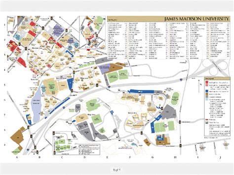 Jmu Campus Map Printable