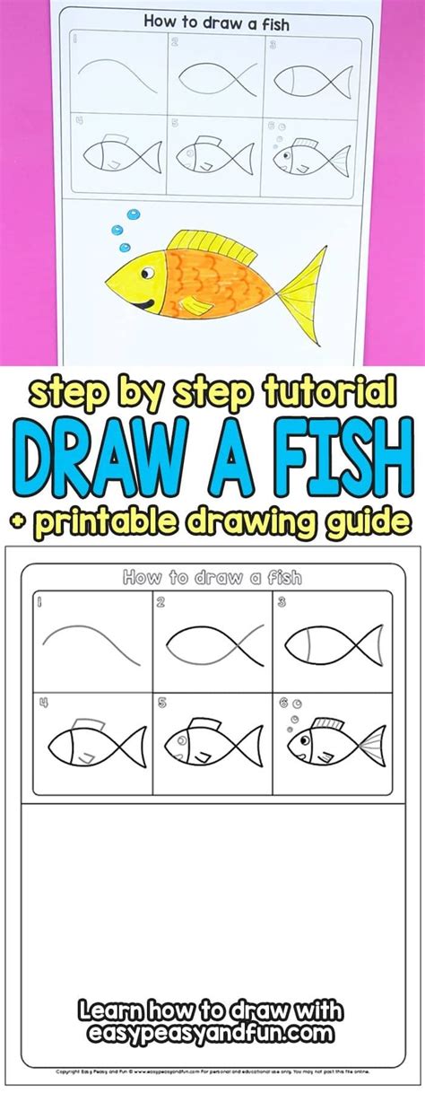 Pin by Deanna Grant on quilts | Fish drawing for kids, Drawing for kids, Drawing lessons for kids