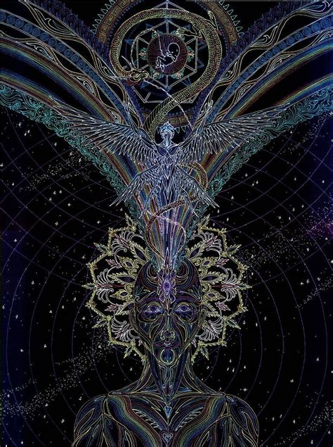 The Birth of Consciousness - Enlightenment by Lakandiwa. Sacred geometry art, Spiritual art ...