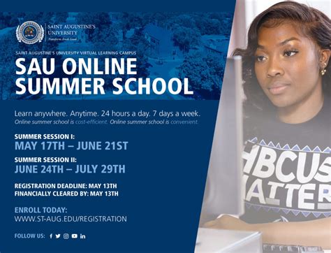 Online Summer School - Saint Augustine's University