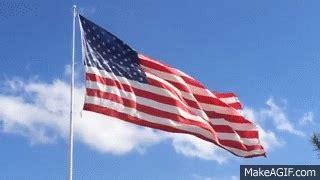 American Flag waving! HD on Make a GIF