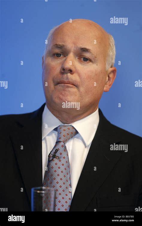 IAIN DUNCAN SMITH MP CONSERVATIVE PARTY 30 September 2008 THE ICC BIRMINGHAM ENGLAND Stock Photo ...