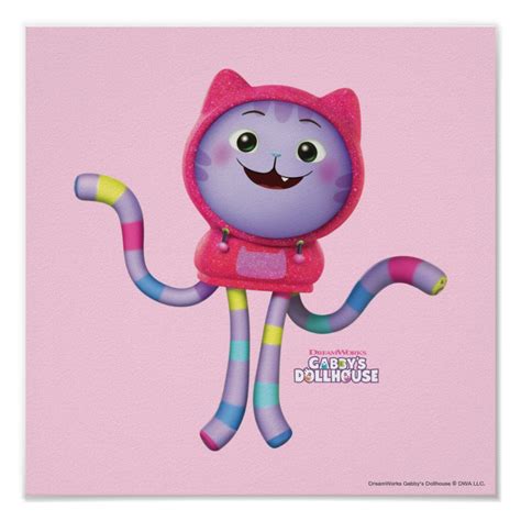 Gabby's Dollhouse | DJ Catnip Poster | Zazzle | Doll house, Cat ...