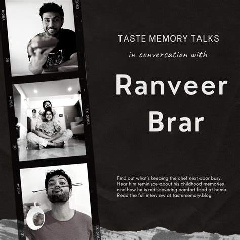 chef ranveer brar – TASTE MEMORY