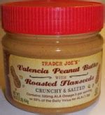 Trader Joe’s Valencia Peanut Butter With Roasted Flaxseeds – Glucoholic
