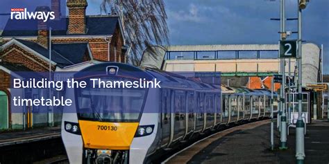 Building the Thameslink timetable