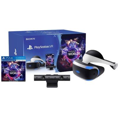 SONY PLAYSTATION 4 VR STARTER KIT WITH CAMERA AND VR WORLD GAME PS4-VR ...