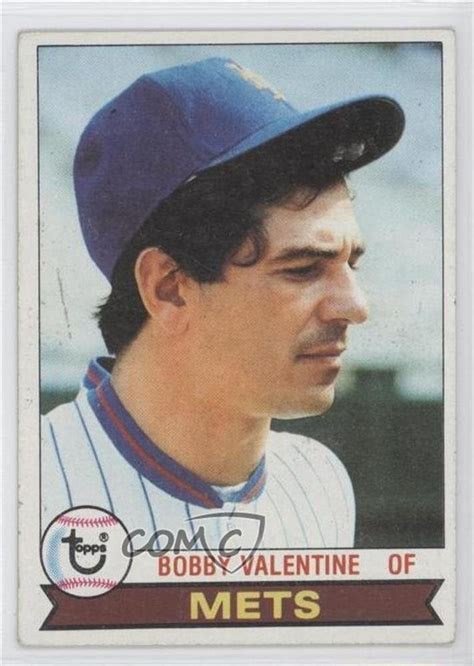 Amazon.com: Bobby Valentine (Baseball Card) 1979 Topps - [Base] #428: Collectibles & Fine Art