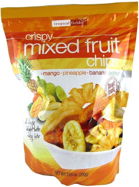 Tropical Fields Crispy Mixed Fruit Chips | Fruit chip, Mixed fruit ...