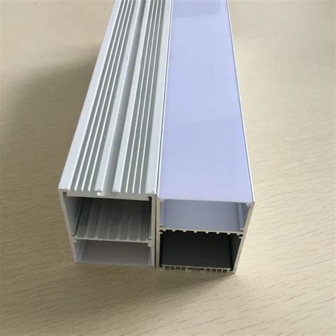 50*70mm Foshan Aluminium Factory Led Suspended Aluminum Profile 50mm For Lighting Enclosures In ...