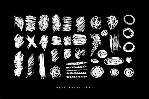 Free 39 Scribble Art Photoshop Brush, Vector & PNG (3) | Images :: Behance