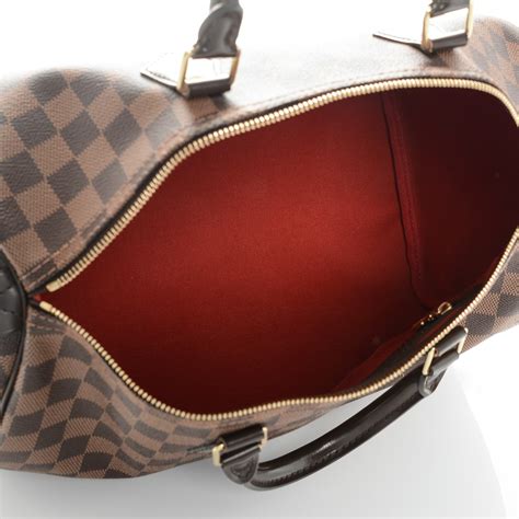 LOUIS VUITTON Damier Ebene Speedy 35 189870