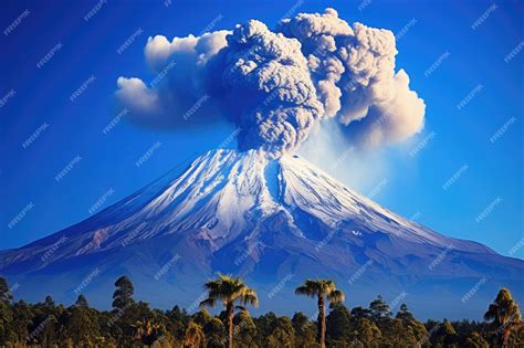 Premium AI Image | Eruption of Volcanic Kilimanjaro