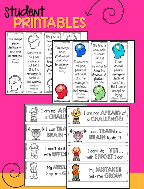 Growth Mindset Elementary Activities - printable & digital - Mrs. Winter's Bliss - Resources For ...