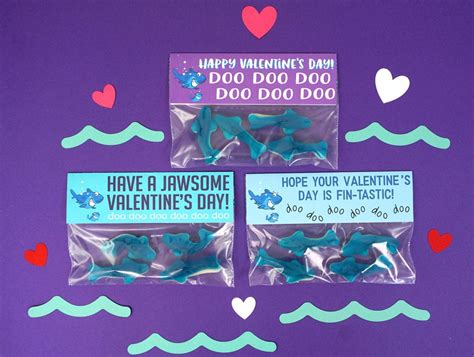 Baby Shark Valentines Cards - Happiness is Homemade