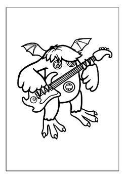 My Singing Monsters Coloring Pages: A Fun Activity for Kids of All Ages