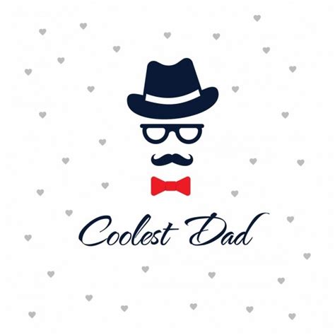 Coolest dad logo Vector | Free Download