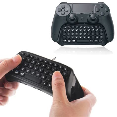 Mini Bluetooth Wireless Keyboard Chatpad Keypad For PS4 PlayStation 4 ...