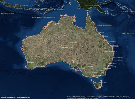 Australia Satellite Maps | LeadDog Consulting