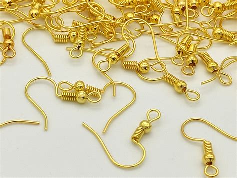 Earring Hooks. 100 Pack 50 pairs. 18 x 0.8mm. Nickel Free. | Etsy