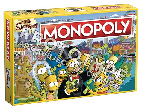 SEP193086 - MONOPOLY SIMPSONS ED BOARDGAME - Previews World