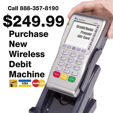 Wireless Debit Machine $250 Purchase No Monthly Costs