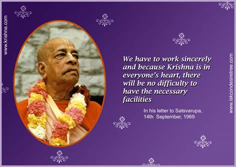 Working Sincerely | Spiritual Quotes By ISKCON Desire Tree