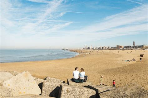 The Hague Netherlands Beach Promenade Sea View Editorial Stock Image - Image of europe ...