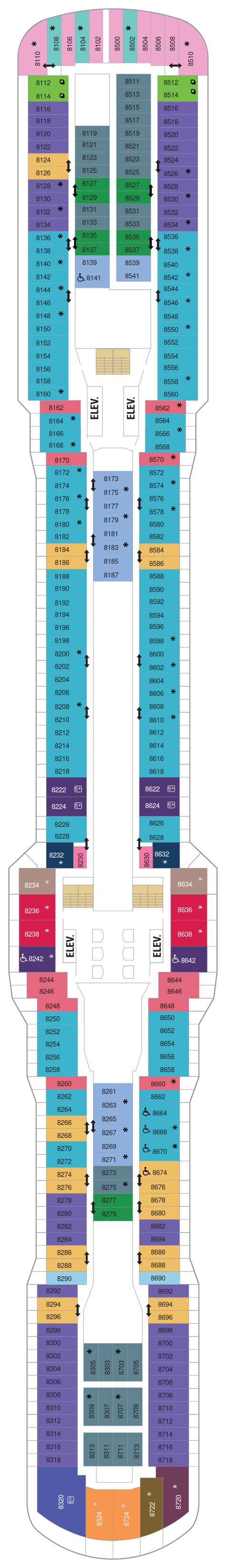 Quantum of the Seas Deck Plans | CruiseInd