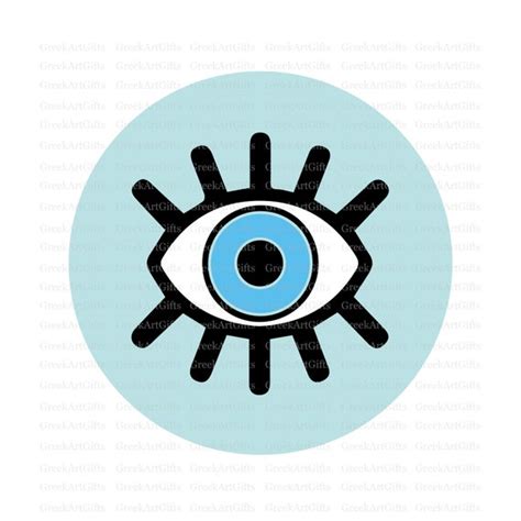 Evil Eye Modern Evil Eye Svg Png Jpg Eps Pdf Clipart - Etsy