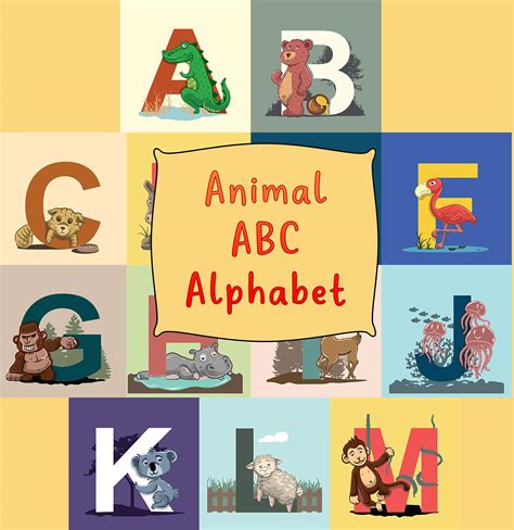 Animal ABC Alphabet: A fun rhyming alphabet book, each letter of the animal alphabet is a full ...