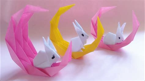 How To Make Origami Moon - Paper Folding Art And Craft Moon