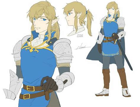 Botw Link - Zelda's outfit | Legend of zelda, Zelda art, Legend