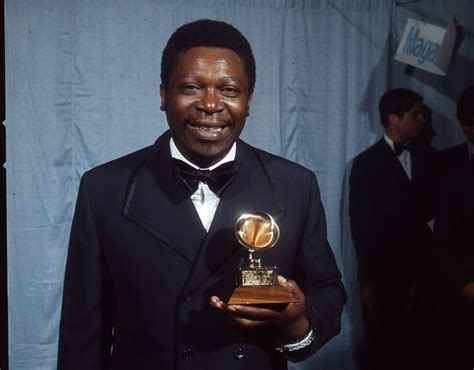 B.B. King with his Grammy at the 13th Annual Grammy Awards in 1971 ...