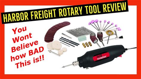 Harbor Freight Rotary Tool / Drill Master Rotary Tool Kit Review - YouTube