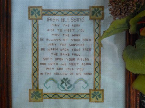 Irish Blessing Cross Stitch Pattern – Heart Toward Home