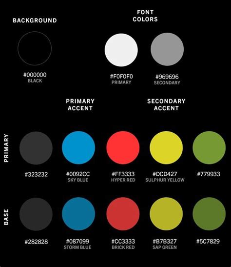 Color palette for black backgrounds | Black and white background, Text background, Cool fonts