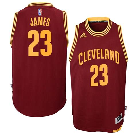 LEBRON James Cleveland Cavaliers Youth Burgundy Swingman Basketball Jersey