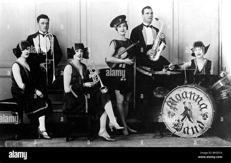 MOANNA BAND - 1920s music group and no relation to the modern New Stock Photo, Royalty Free ...