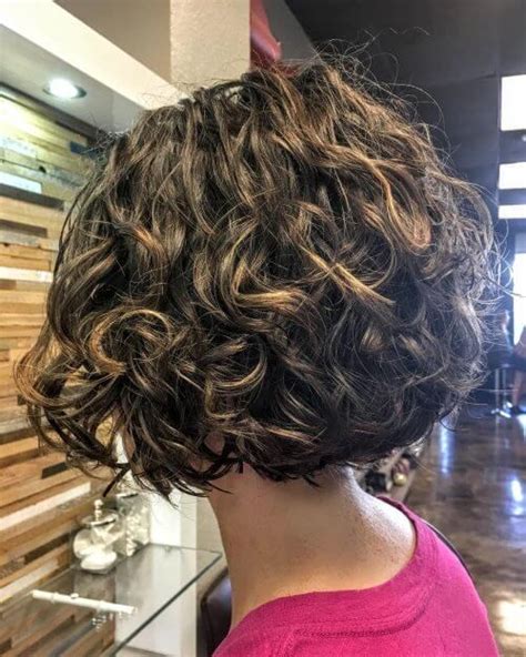 8+ Amazing Short Curly Back Stacked Hairstyles