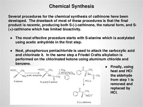 Cathinone (power-point to accompany report)